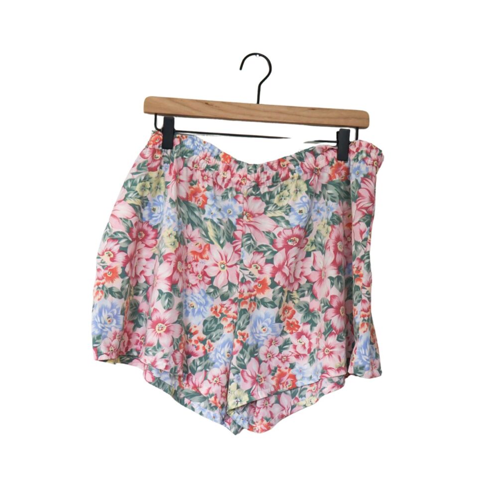 VTG Victorias Secret Colorful Floral Sleep Shorts Small